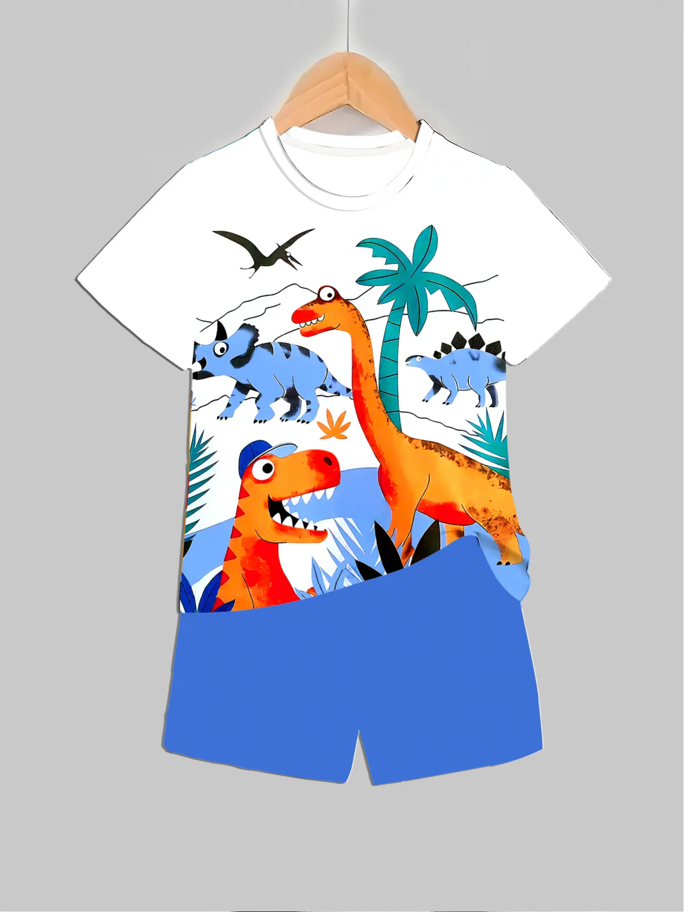 New Dinosaur Printed Outfits T - Baby Clothing Us 评论和价格