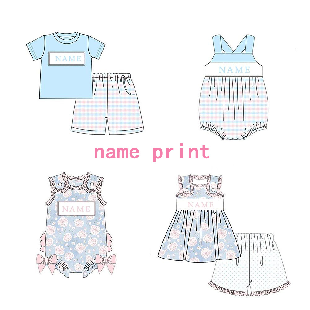 Custom Design Children Matchin - Baby Clothing Names 评论和价格