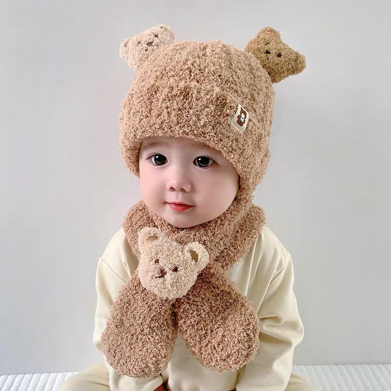 Baby Hat Scarf For Girls Boys  - Baby Clothing Jet 评论和价格