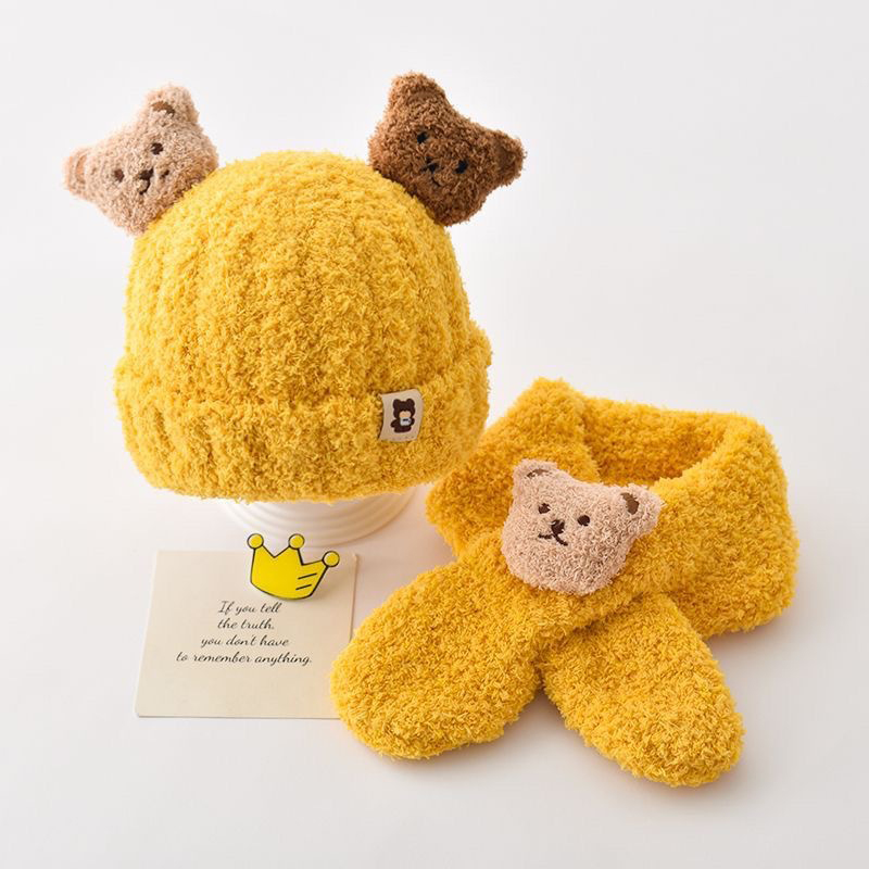 Baby Hat Scarf For Girls Boys  - Baby Clothing Jet 评论和价格