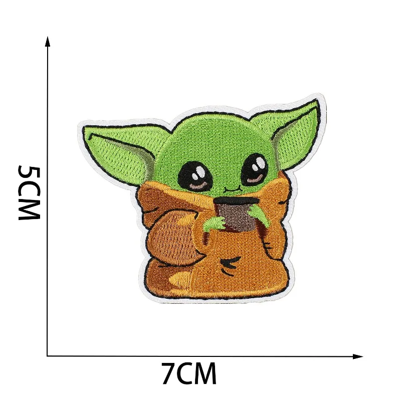 9pcs Stars Warsed Figure Patch - Baby Yoda Clothing 评论和价格
