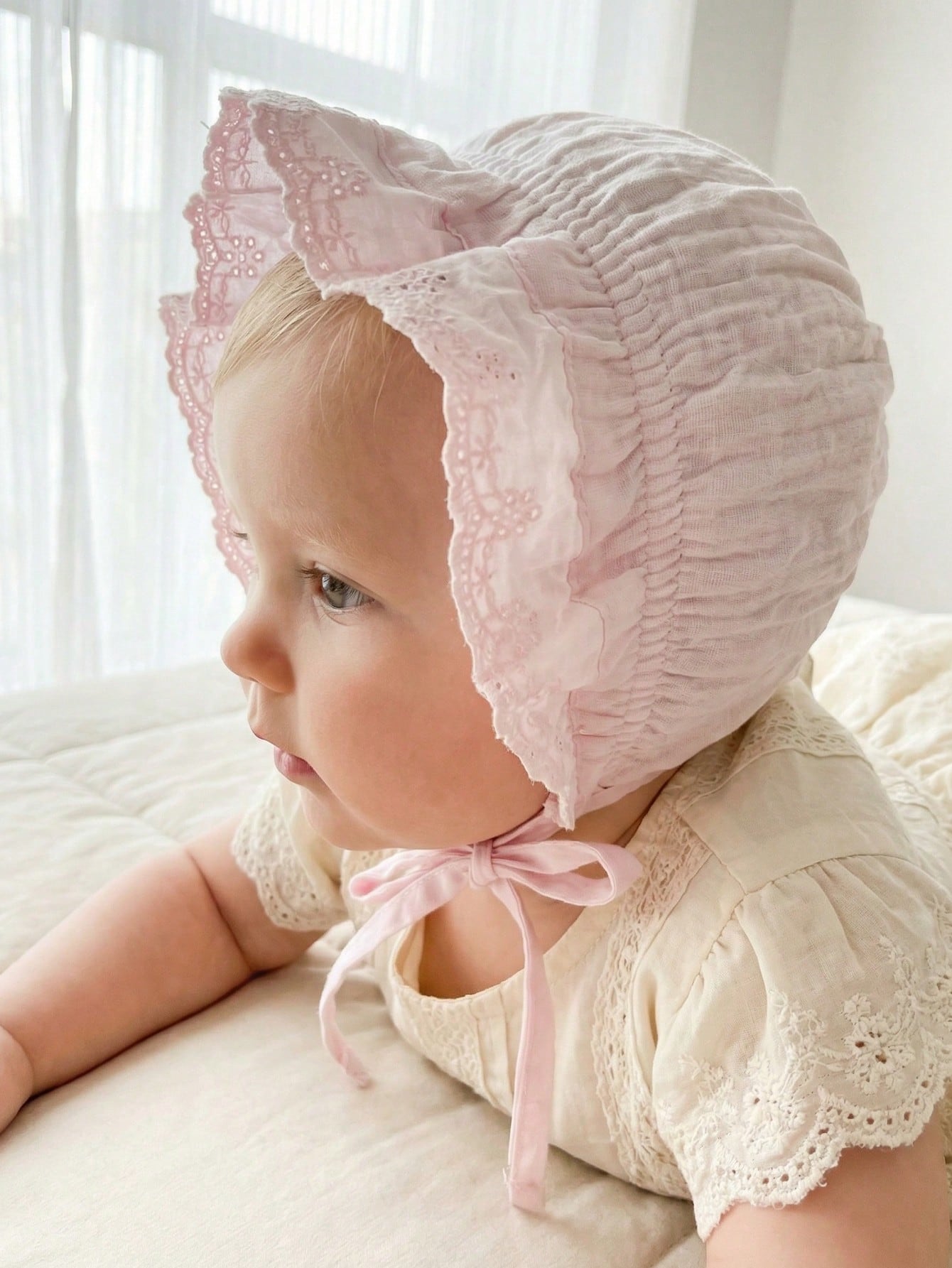 1Pc Vintage Lace Floral Baby B - Baby Hat Beanie 评论和价格