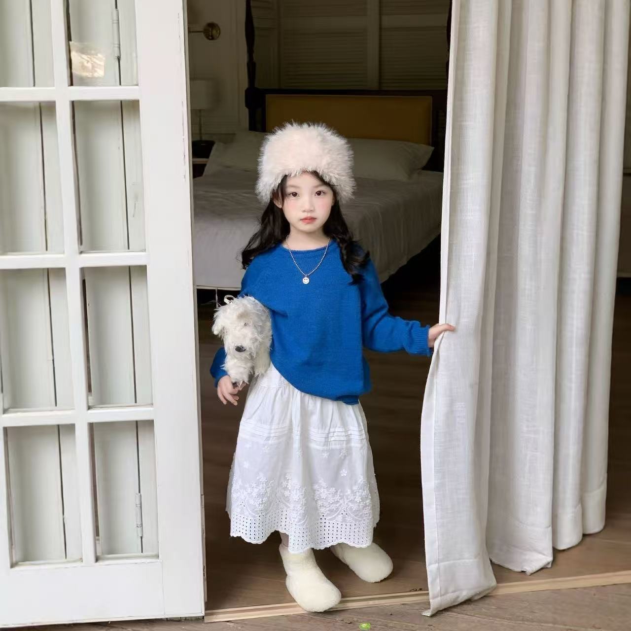 Spring Autumn Baby Girls Knitt - Baby Clothing Jumpers 评论和价格
